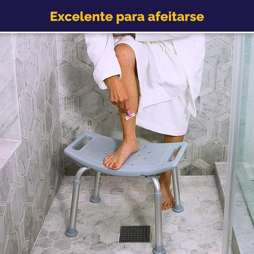 RTL12203KDR Drive Medical Bathroom Safety Shower Tub Bench Chair Gray